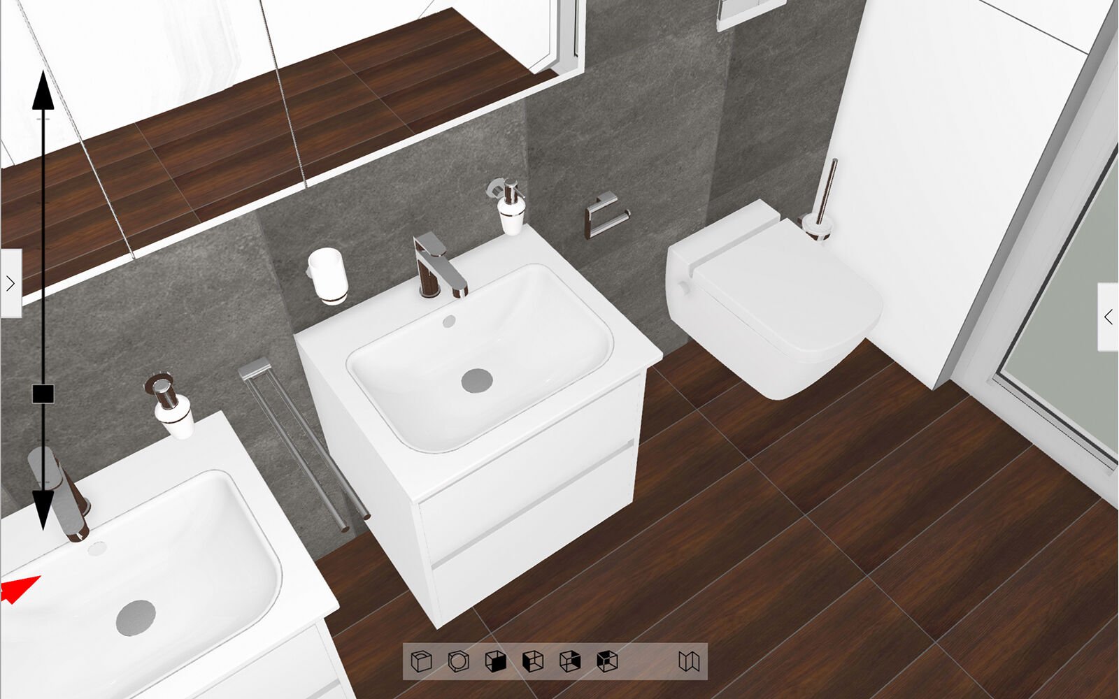 Massskizze einer Badplanung