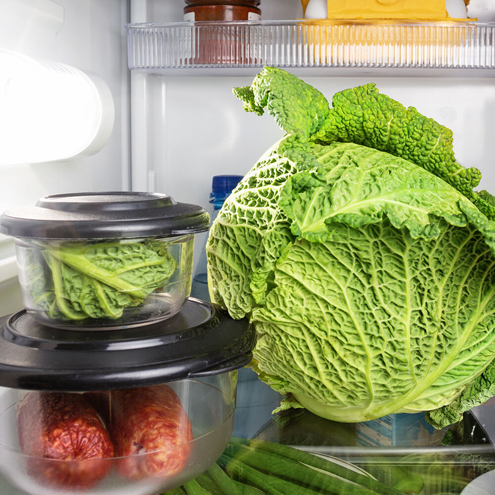 Kühlschrank mit Gemüse