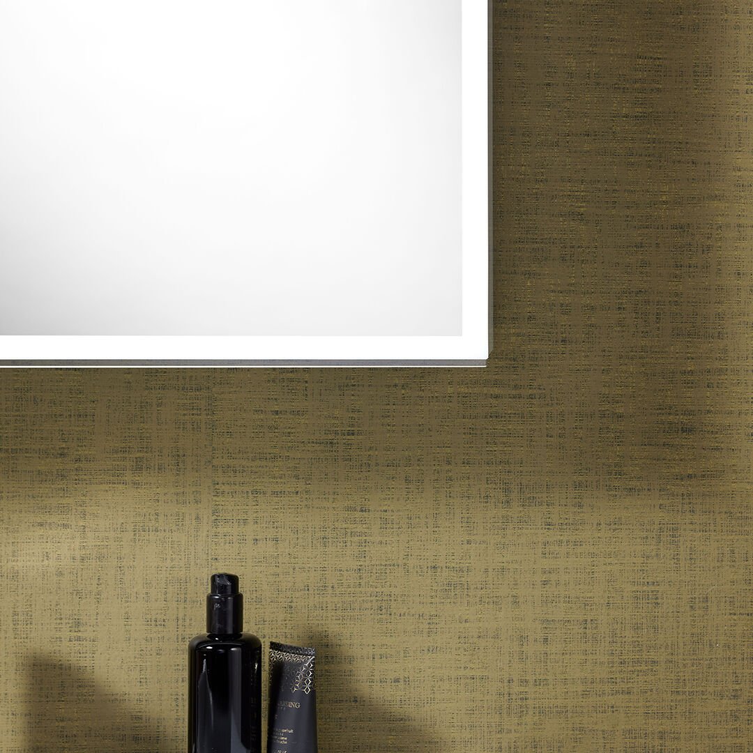 rundum beleuchtung bei spiegelschrank nahaufnahme