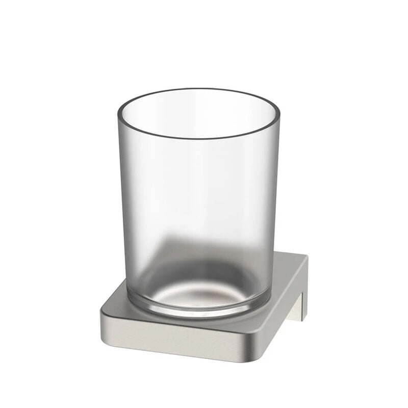 zahnglas verchromt wandmontiert