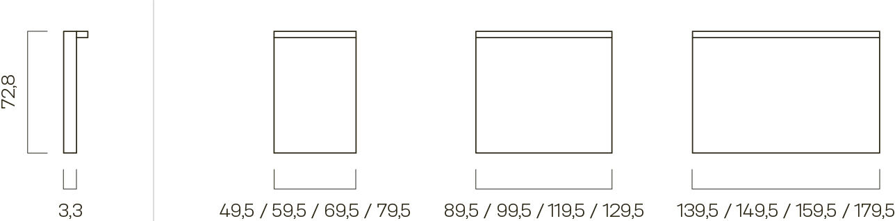 alterna karat led lichtspiegel masszeichnungen