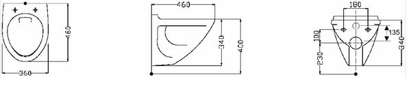 Cuvette murale Duravit Duraplus Compact blanc Cleaneffekt image number 0
