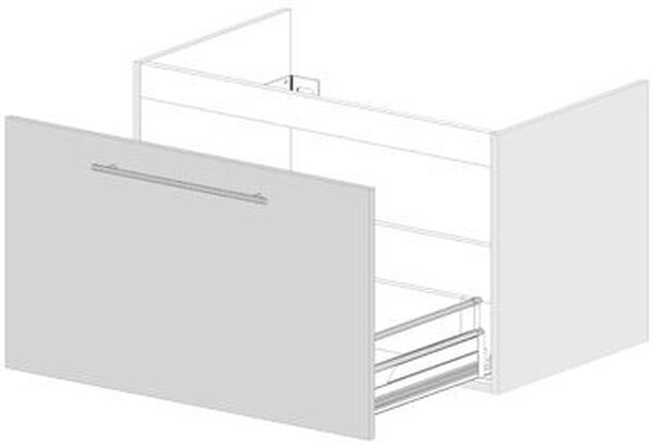 Waschtischmöbel Alterna pro thermo oak image number 0