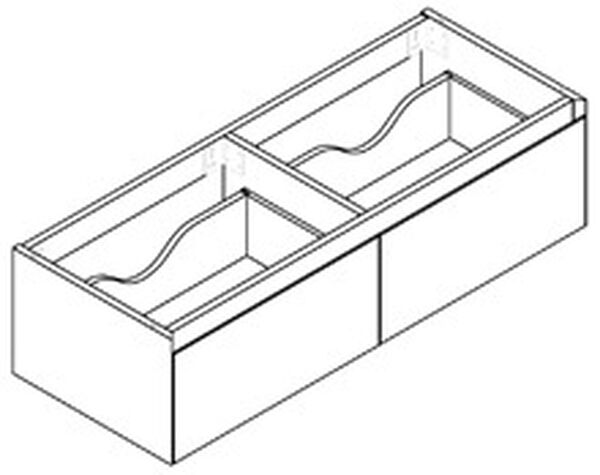 Armadio sottolavabo Alterna premium plus, larghezza 116 cm altezza 30,3 cm profondità 44,5 cm image number 0