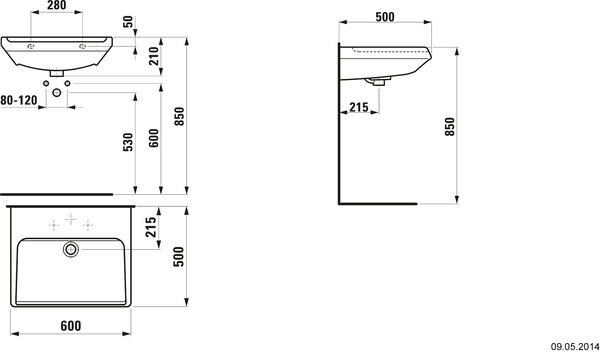 Lave-mains Mobello manhattan image number 0