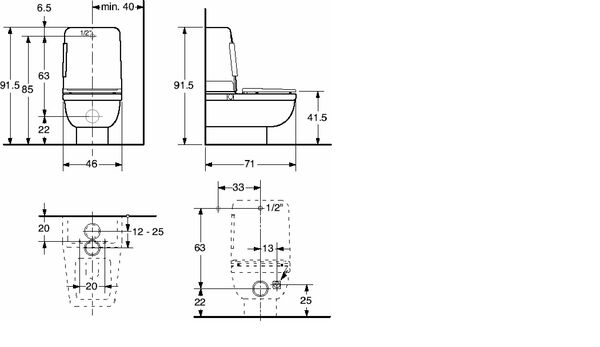 Dusch-WC Balena 7000 weiss image number 0