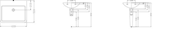 Lave-mains Mobello manhattan image number 0