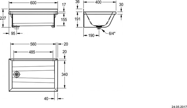 Waschrinne Franke BX60L image number 0