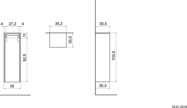 Seitenschrank Alterna universale weiss image number 1