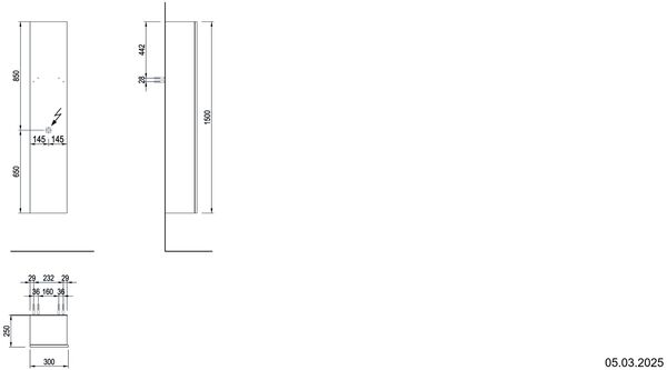 Armoire haute blu fes image number 1
