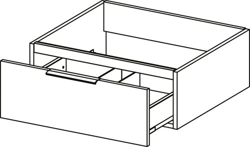 Schubladenelement Alterna luuna (30 - 44,9 cm) Element rechts