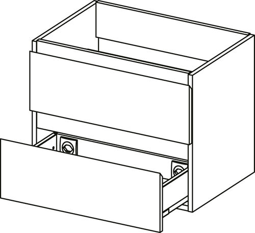 Schubladenelement Alterna luuna (30 - 44,9 cm) Element rechts