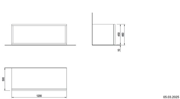 Sideboard Eiche carbon Abstellfläche Echtholz furniert image number 1