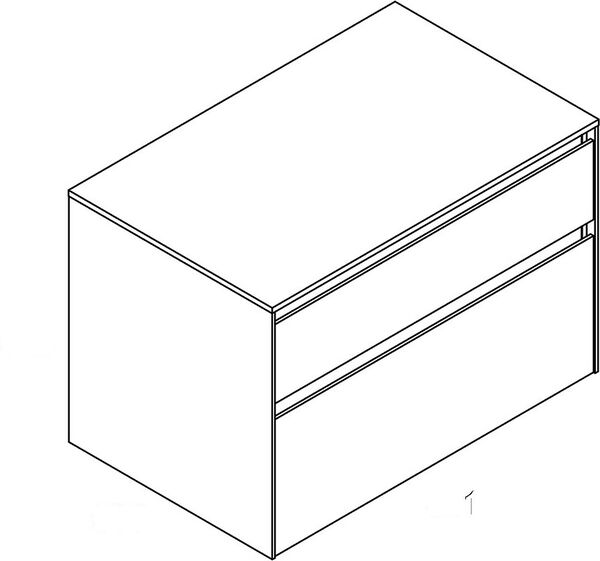 Badm&ouml;bel Alterna enia weiss hochglanz image number 0