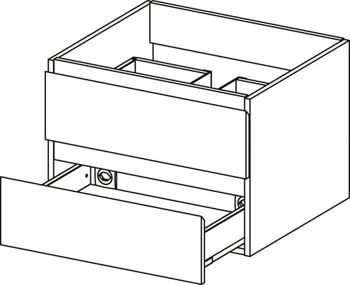 Schubladenelement Alterna luuna (75 - 89,9 cm) Element Mitte