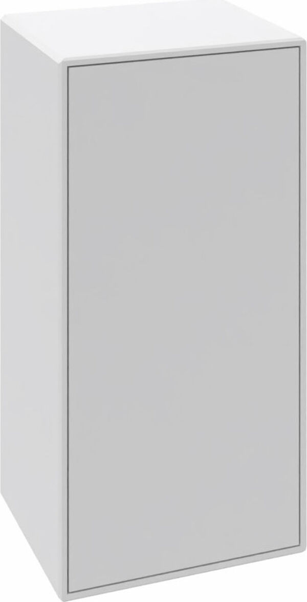 Armadio laterale Alterna nevio larghezza 40 cm, altezza 80 cm, profondità 35 cm, 2 ripiani in vetro regolabili, image number 0