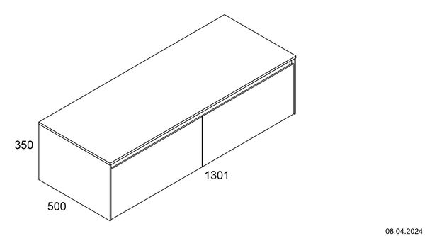 Meuble suspendu Alterna enia blanc premium image number 1