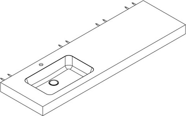 Waschtischplatte piani astone image number 0