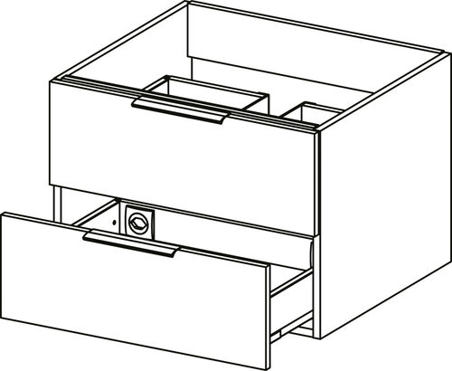 Schubladenelement Alterna luuna (30 - 44,9 cm) Element links