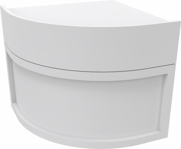 Schubladenelement Breite 50 cm Eiche creme Abstellfläche Holz / Front Vinyl creme image number 0