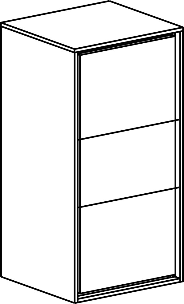 Seitenschrank Alterna armonia / Korpus weiss matt monument grey image number 0