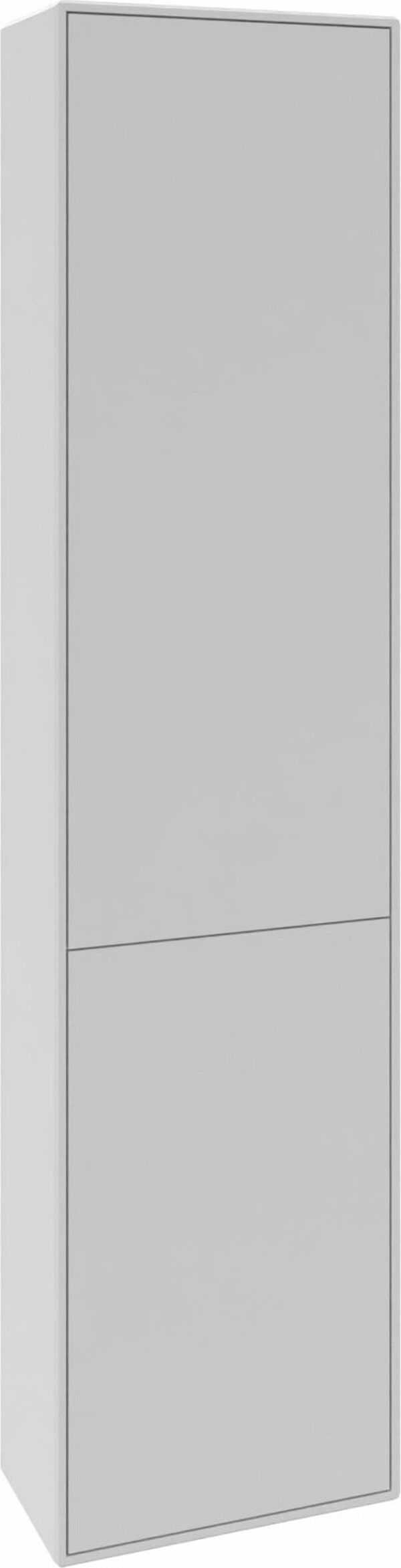 Armadio laterale Alterna nevio larghezza 40 cm, altezza 165 cm, profondità 22 cm, 3 ripiani in vetro regolabili, image number 0