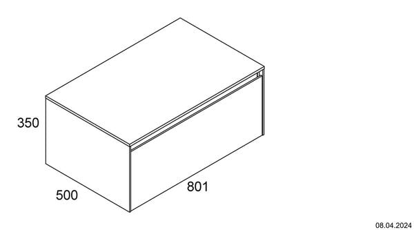 Meuble suspendu Alterna enia blanc brillant image number 1