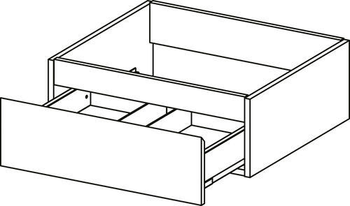 Schubladenelement Alterna luuna (45 - 59,9 cm) Element links