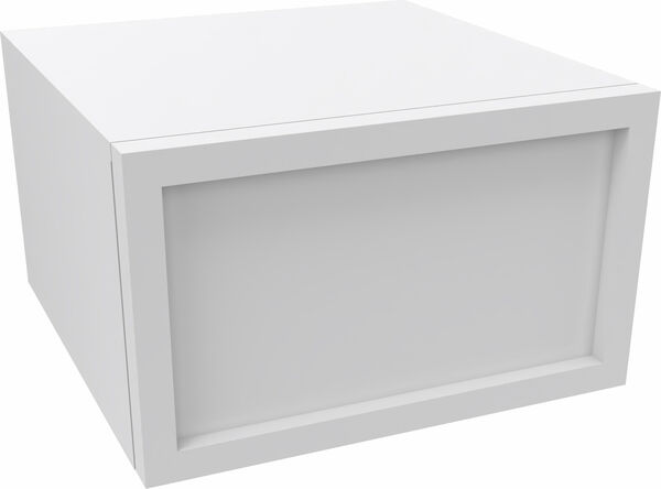 Schubladenelement Breite 80 cm Eiche carbon Abstellfläche Holz / Front Vinyl carbon image number 0