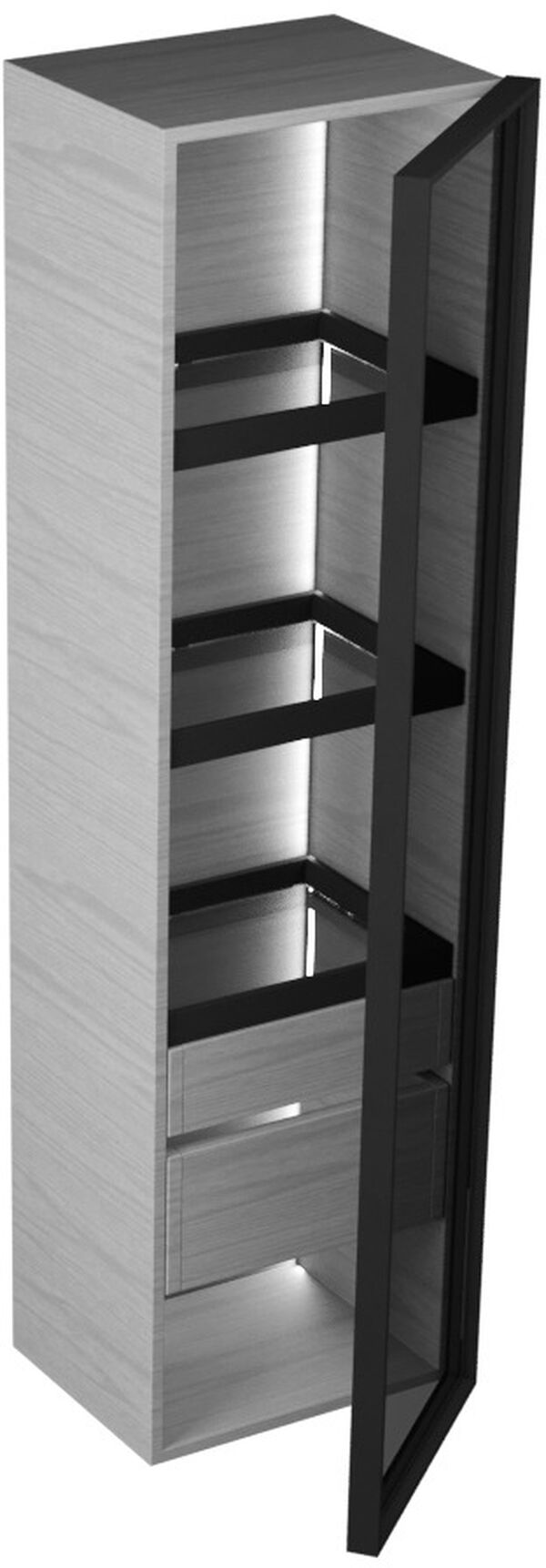 Hochschrank Butler schwarz image number 0