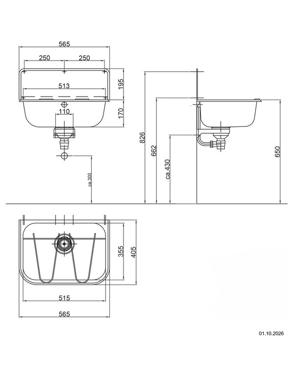 Bac &agrave; usage multiple Armatron Universel Acier inoxydable mat image number 1