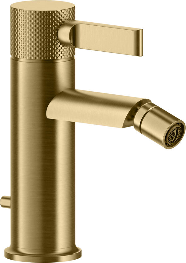 Bidetmischer Gessi Inciso Brushed brass image number 0