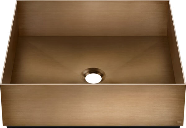 Auflegewaschtisch Gessi 316 warm Steel brushed image number 0