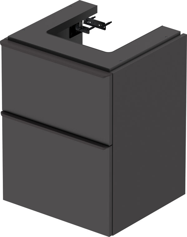 Meuble sous-lavabo Duravit D-Neo Graphite mat image number 0