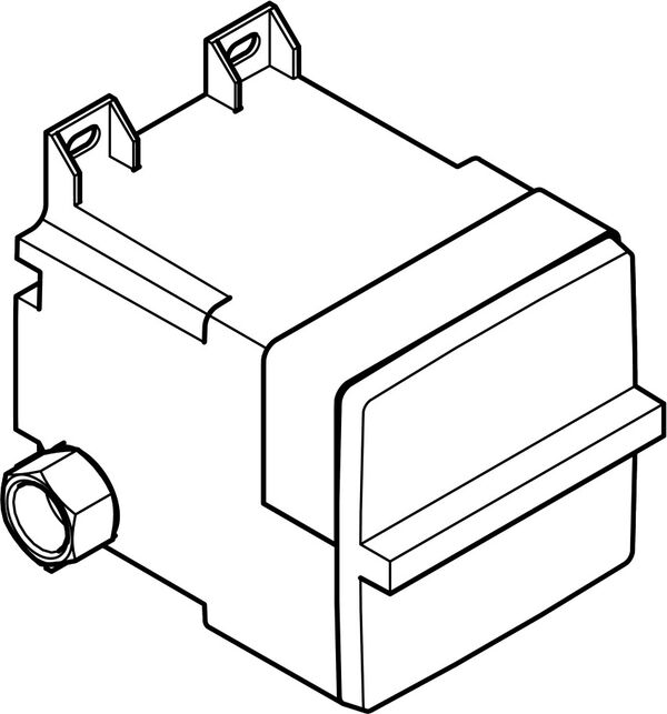 Einbaukörper Dornbracht ½" für Seitenbrause UP Befestigungssatz image number 0