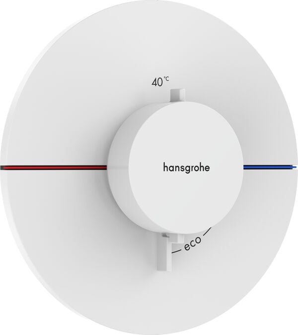 Duschsystem Hansgrohe Shower Select Comfort S, Thermostat, Abdeckplatte Ø 155 mm, Mengensteuerung image number 0