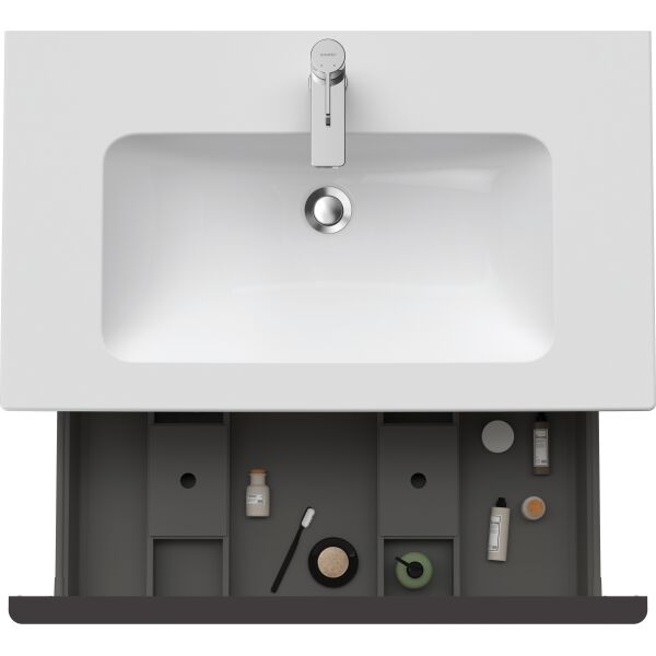 Armadio sottolavabo Duravit D-Neo Taupe opaco image number 4