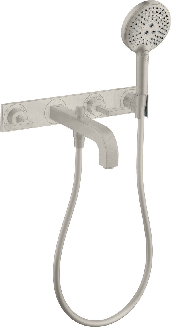 Badebatterie-Endmontageset Axor Citterio Edelstahloptik image number 0