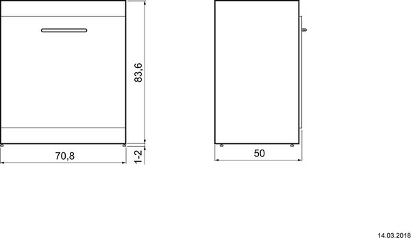 Waschtrogunterbau Romay bodenstehend mit 1 Schublade image number 1