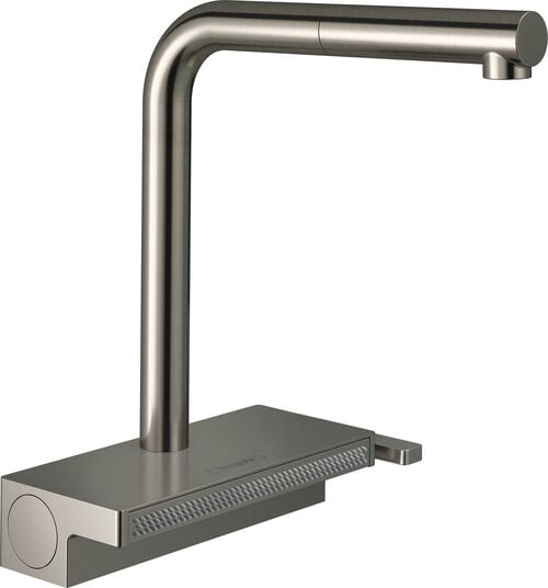 Miscelatore monocomando per lavello Hansgrohe Aquno Select M81 Colore acciaio inossidabile
