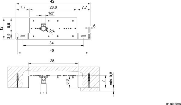 Set de fixation Gessi image number 1