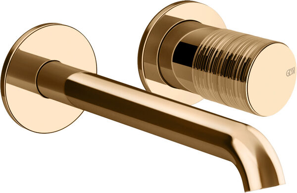 Wandmischer Endmontageset Gessi Habito Warm bronze PVD Trame image number 0