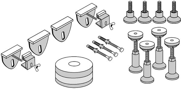 Schallschutzset Hafner Iso-Set bis 90 x 90 cm   image number 0