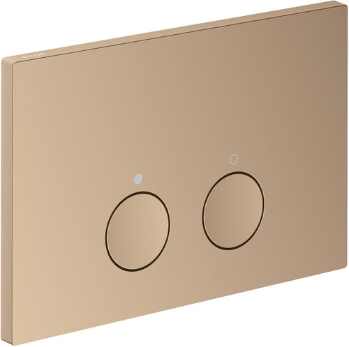 Betätigungsplatte Axor FlushPlate polished red gold
