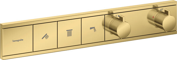 Sistema da doccia Hansgrohe Rain Select, modulo per termostato &frac34;", 527 x 90 mm, per 3 di utenze, image number 0