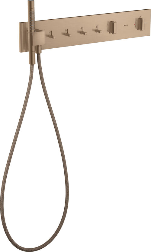 Shower Composition Axor Brushed red gold