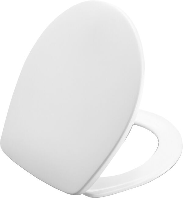 Si&egrave;ge de WC Pressalit 3000 Blanc Charni&egrave;res en acier inoxydable image number 0