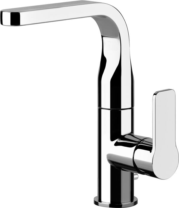 Einlochmischer Alterna pi&ugrave; Verchromt image number 0