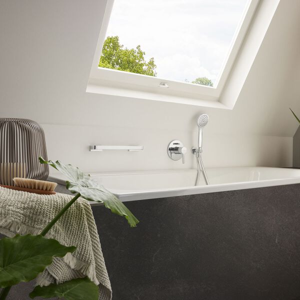 Barre d’appui Alterna direta - droite Chromé image number 1