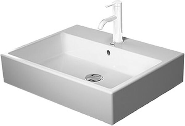 Lavabo d’appoggio Duravit Vero Air, 60 x 47 cm con foro per rubinetteria image number 0